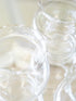 Wavy Clear Glass Container - Pack of 50